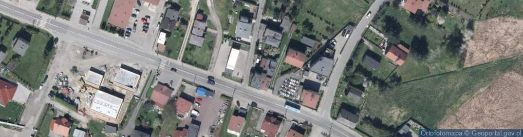 Zdjęcie satelitarne Główna ul.