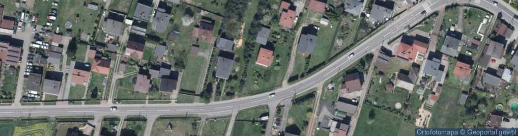 Zdjęcie satelitarne Główna ul.