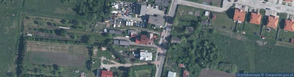 Zdjęcie satelitarne Główna ul.