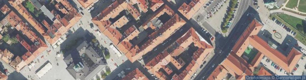 Zdjęcie satelitarne Główny Rynek ul.
