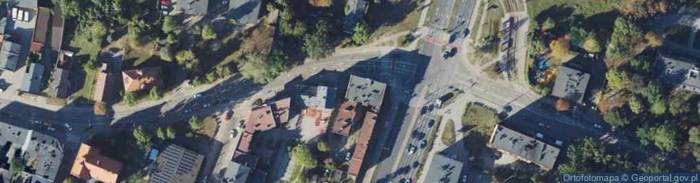 Zdjęcie satelitarne Gliwicka ul.