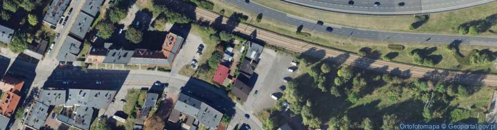 Zdjęcie satelitarne Gliwicka ul.