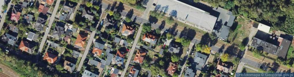 Zdjęcie satelitarne Gliwicka ul.