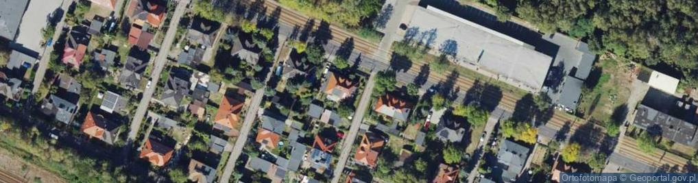 Zdjęcie satelitarne Gliwicka ul.