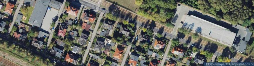 Zdjęcie satelitarne Gliwicka ul.
