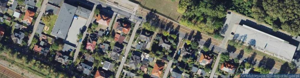 Zdjęcie satelitarne Gliwicka ul.