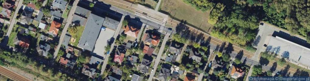 Zdjęcie satelitarne Gliwicka ul.