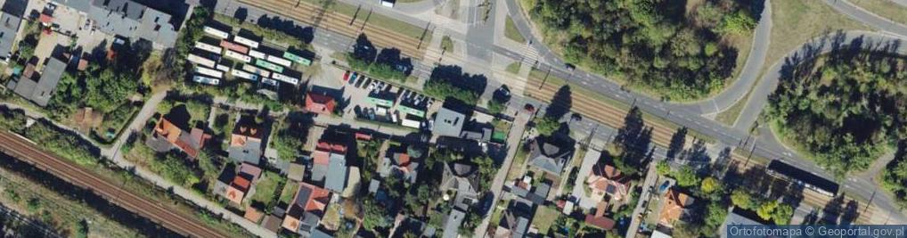 Zdjęcie satelitarne Gliwicka ul.