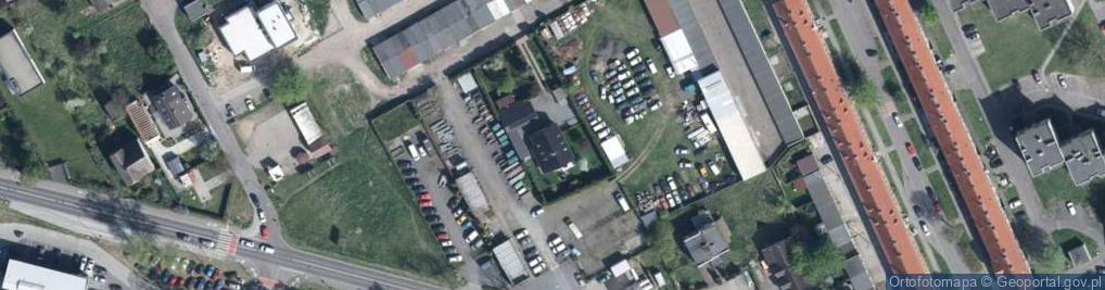 Zdjęcie satelitarne Gliwicka ul.
