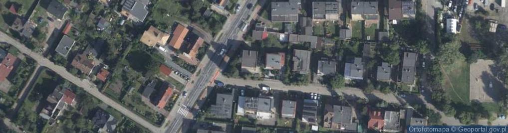 Zdjęcie satelitarne Głogowa ul.