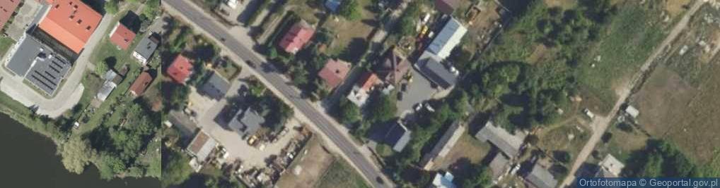 Zdjęcie satelitarne Główna ul.