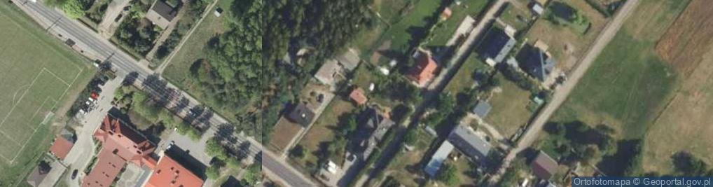 Zdjęcie satelitarne Główna ul.