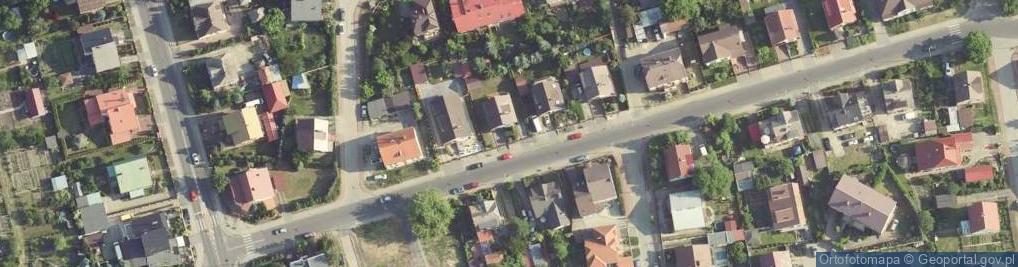 Zdjęcie satelitarne Główna ul.