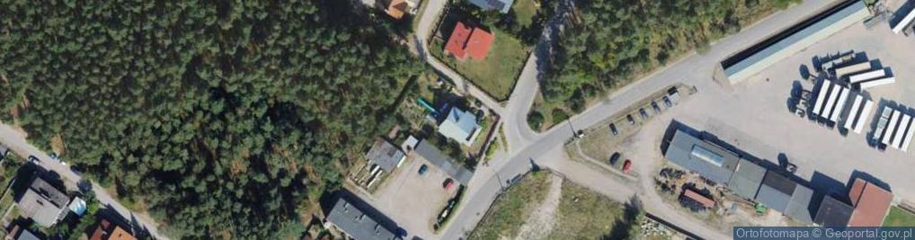 Zdjęcie satelitarne Główna ul.