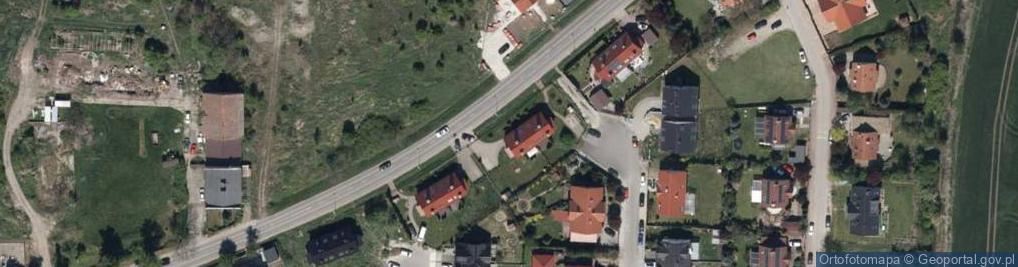 Zdjęcie satelitarne Główna ul.