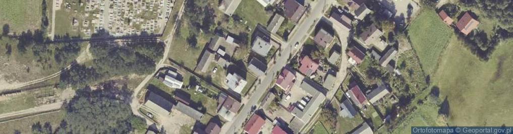 Zdjęcie satelitarne Główna ul.
