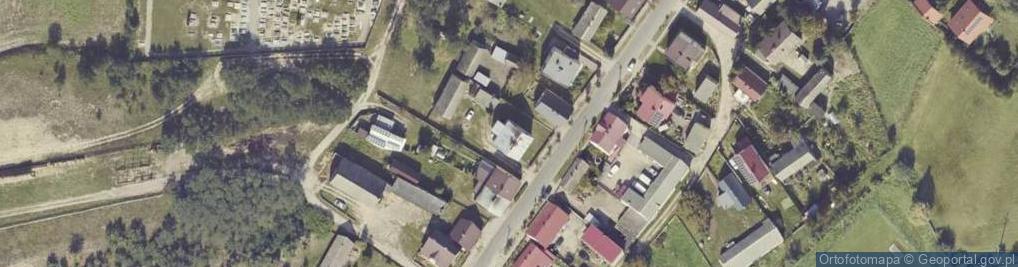 Zdjęcie satelitarne Główna ul.