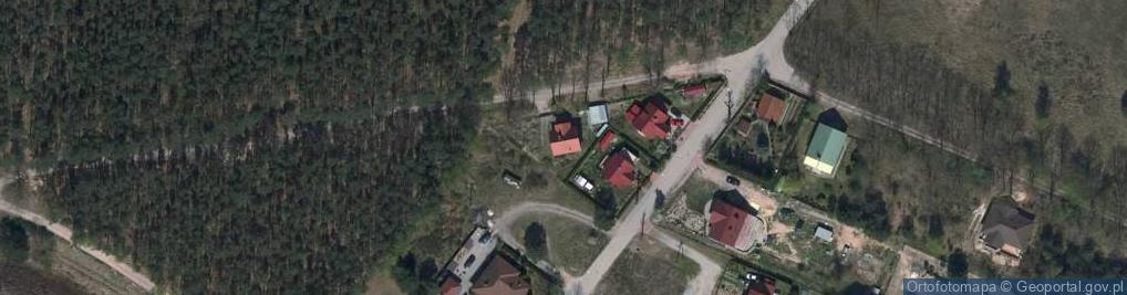 Zdjęcie satelitarne Głuchów ul.