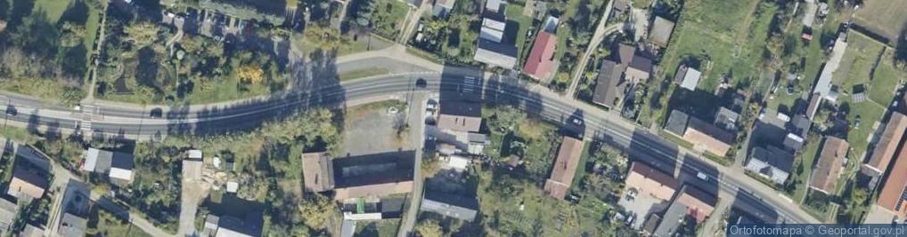 Zdjęcie satelitarne Główna ul.