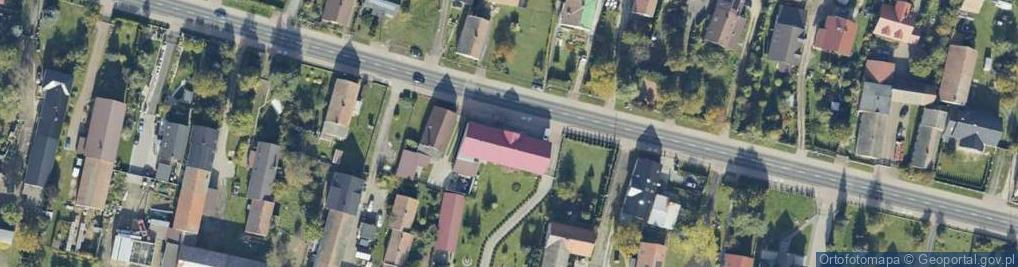 Zdjęcie satelitarne Główna ul.