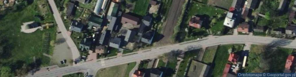 Zdjęcie satelitarne Główna ul.