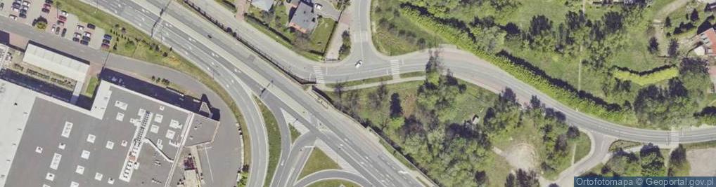 Zdjęcie satelitarne Gliwicka ul.