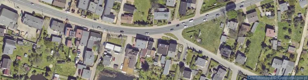 Zdjęcie satelitarne Główna ul.