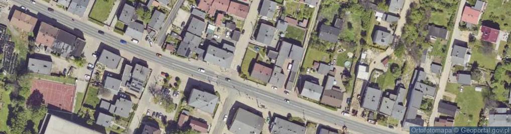 Zdjęcie satelitarne Główna ul.