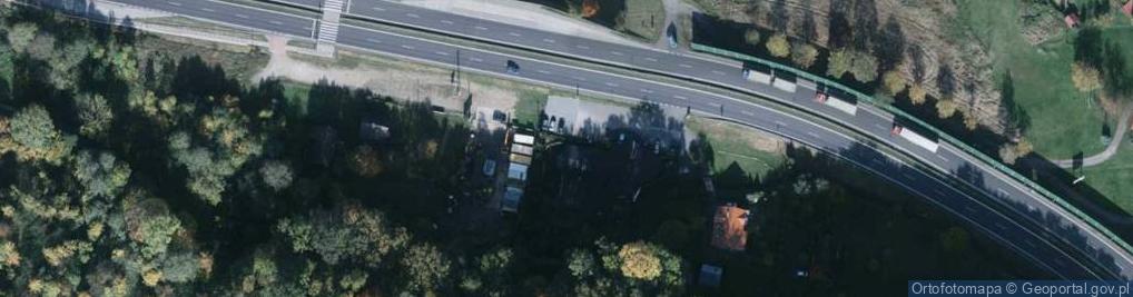 Zdjęcie satelitarne Główna ul.