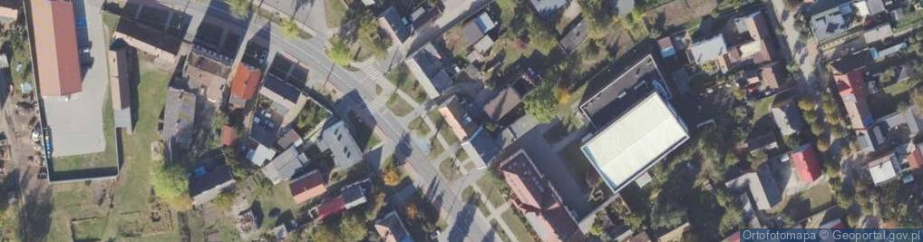 Zdjęcie satelitarne Główna ul.