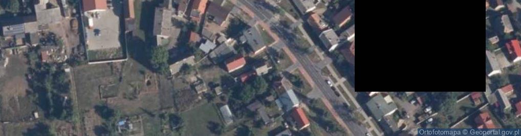 Zdjęcie satelitarne Główna ul.
