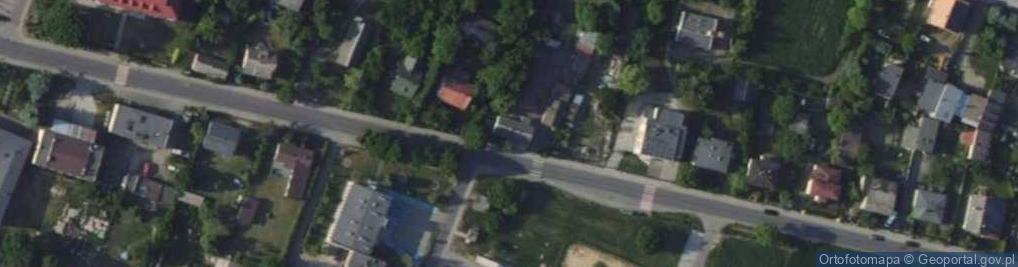 Zdjęcie satelitarne Główna ul.