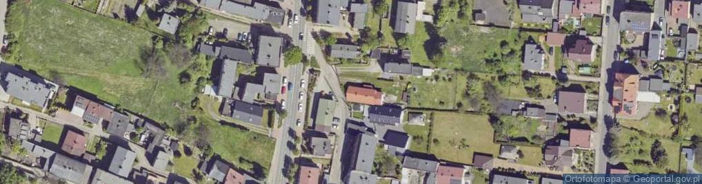 Zdjęcie satelitarne Głęboka ul.