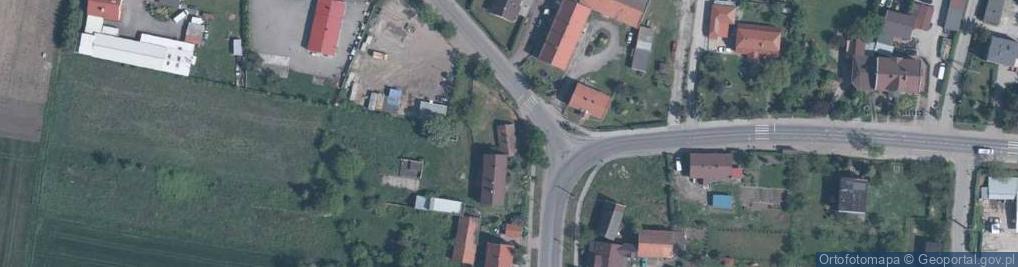 Zdjęcie satelitarne Główna ul.