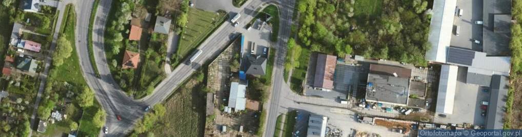 Zdjęcie satelitarne Gliniana ul.