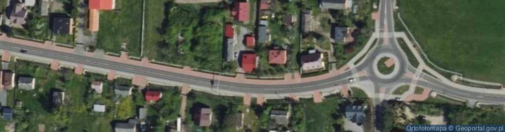 Zdjęcie satelitarne Główna ul.