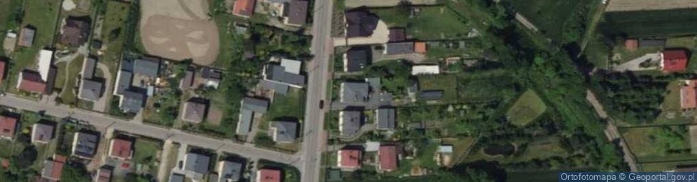 Zdjęcie satelitarne Główna ul.