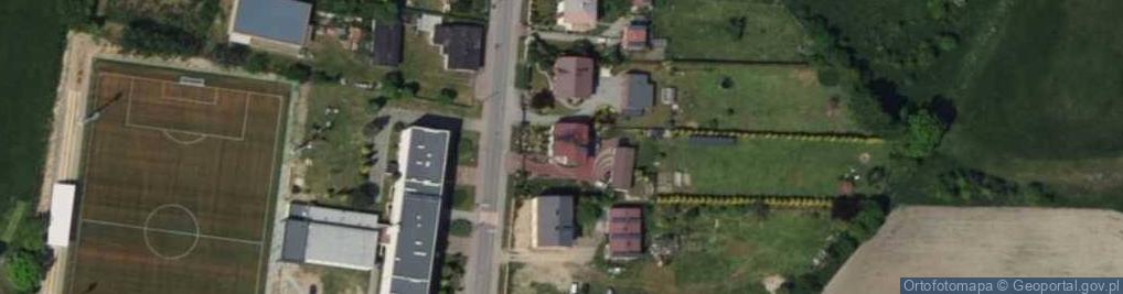 Zdjęcie satelitarne Główna ul.