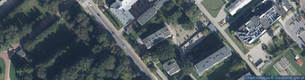 Zdjęcie satelitarne Głęboka ul.