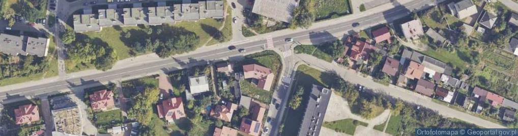 Zdjęcie satelitarne Główna ul.