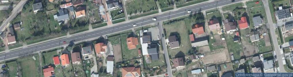 Zdjęcie satelitarne Główna ul.