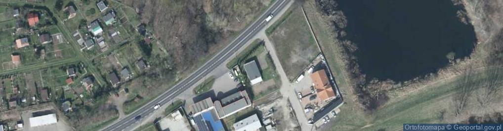 Zdjęcie satelitarne Główna ul.