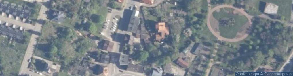 Zdjęcie satelitarne Główna ul.