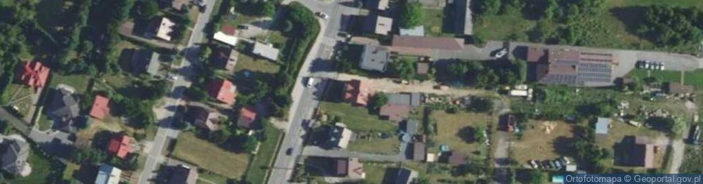 Zdjęcie satelitarne Główna ul.