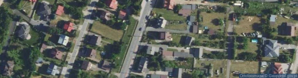 Zdjęcie satelitarne Główna ul.