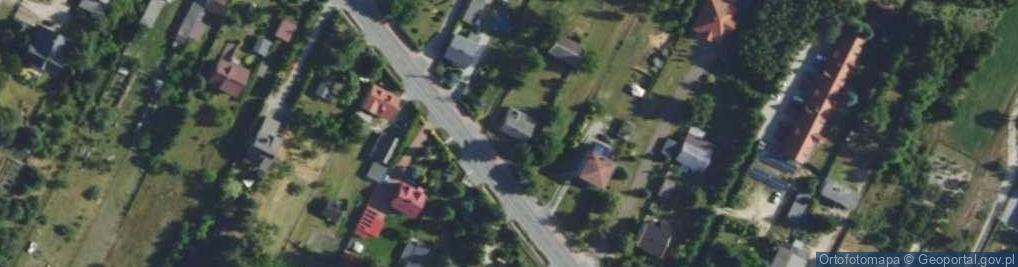 Zdjęcie satelitarne Główna ul.