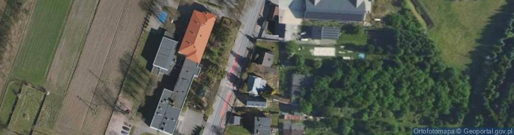 Zdjęcie satelitarne Główna ul.
