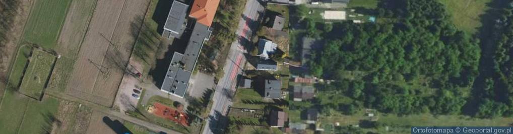 Zdjęcie satelitarne Główna ul.