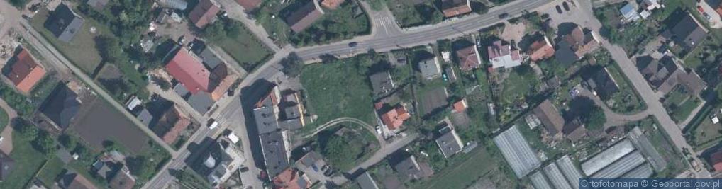 Zdjęcie satelitarne Główna ul.