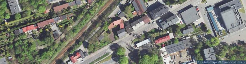 Zdjęcie satelitarne Główna ul.